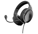 Casti de gaming cu fir si microfon detasabil NOVA GAMING Australis, negru - RESIGILAT