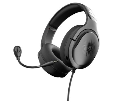 Casti de gaming cu fir si microfon detasabil NOVA GAMING Australis, negru - RESIGILAT foto