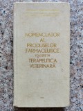 Nomenclator Al Produselor Farmaceutice Folosite In Terapeutic - Colectiv , B829