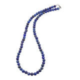 Colier lapis lazuli natural sfere 6mm, Stonemania Bijou