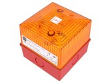Semnalizator Lumină Flash Ambră FL40 24VDC IP65 5J