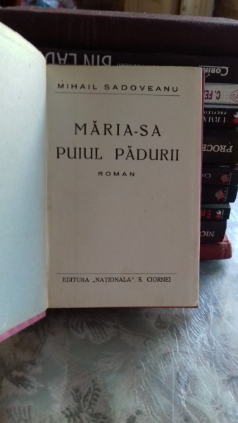 MIHAIL SADOVEANU - MARIA SA PUIUL PADURII