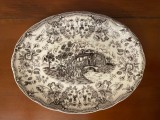 PLATOU IRONSTONE TABLEWARE UNDERGLAZE C.P.- &quot;ENGLISH STYLE&quot; L32cm