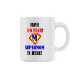 Cana alba personalizata Super Mom, INOVATIX&reg;. 330ml