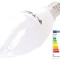 Lampă LED E14 7W Alb Rece 6400K