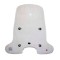 Parbriz mare (inalt) transparent Piaggio Liberty (97-05) 2T-4T AC 50-125-150cc &ndash; tije fixare cromate