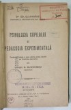 PSIHOLOGIA COPILULUI SI PEDAGOGIA EXPERIMENTALA de DR. ED. CLAPAREDE , 1924