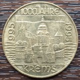 (M1855) MONEDA AUSTRIA - 20 SCHILLING 1995, 1000 ANI ORASUL KREMS