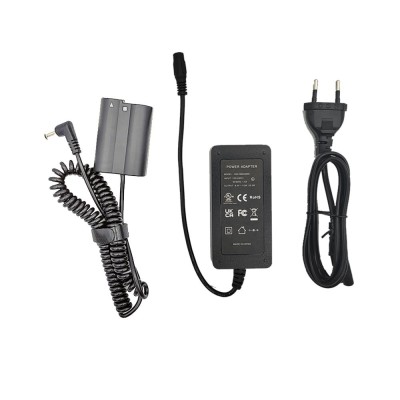 Alimentator Nikon EP-5B 8.4V 3A 230V EU Dummy Battery Camera Adapter Spring Cord foto