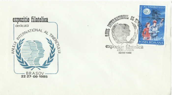 TSV - PLIC OMAGIAL ANUL INTERNATIONAL AL TINERETULUI BRASOV 1985