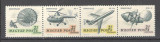 Ungaria.1967 Posta aeriana:Expozitia filatelica AEROFILA-streif SU.282, Nestampilat
