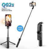 Selfie Stick 3 in 1 cu Trepied, Lampa LED si Telecomanda Bluetooth
