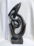 Cumpara ieftin Impresionanta sculptura in lemn exotic (3), Abstract, Africa