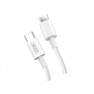 CABLU DE DATE PD XO - NB124, USB TYPE-C LA USB TYPE-C, 40W, 1M, ALB BLISTER foto