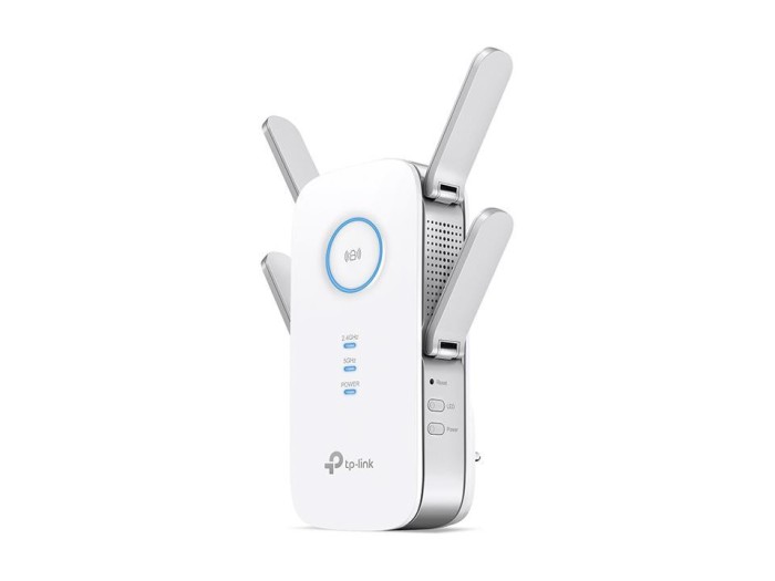 RANGE EXTENDER TP-LINK wireless 2600Mbps, 1 port Gigabit, 4 antene externe, dual band AC2600, 2.4GHz &amp;amp; 5GHz,MU-MIMO &quot;RE650&quot; (timbru verde 2 lei)