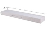 MAHLE LA 582 Filtru, aer habitaclu