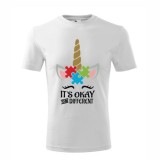 Tricou Personalizat- It s okay to be different