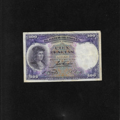 Spania 100 pesetas 1931 seria6555027