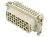 Conector HDC mamă, 40 pini, 10A, 0,6kV