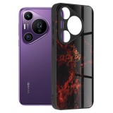 Hus&Auml; pentru huawei pura 70 pro - tech glass - protec&Egrave;ie premium, red nebula