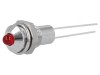 Lampă de control LED roșie &Oslash;6.2mm IP40 PCB