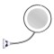 Oglinda cosmetica cu iluminare Ultra Flexible Mirror, factor marire 10x