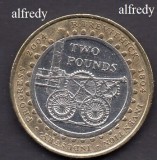Anglia, Marea Britanie,2004 2 Pounds, Comemorativa, Trevithich