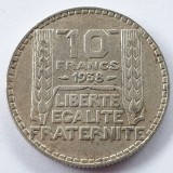 Franța 10 franci / francs 1938 argint