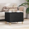 VidaXL Dulap de noapte Stejar negru 60 x 44.5 x 45 cm Lemn compozit