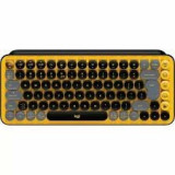 Cumpara ieftin Tastatura wireless mecanica LOGITECH POP YELLOW 920-010735