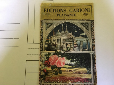 Catalog cărți poștale interbelic - Editions Garioni Plaisance foto