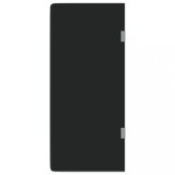 Cumpara ieftin Ecran intimitate pisoar perete negru 90x40cm sticla securizata