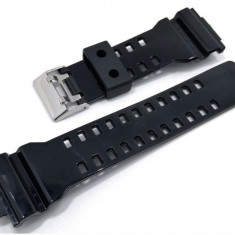 Curea neagra din silicon pentru ceas CASIO G-Shock 16mm