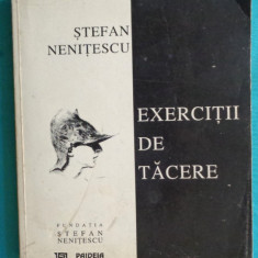 Stefan Nenitescu – Exercitii de tacere ( cu desene de Sabin Popp )