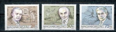Ungaria 1996 - Inventatori, personalitati, serie neuzata foto
