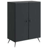 vidaXL Bufet Negru 66 x 34,5 x 90 cm Lemn prelucrat 895506