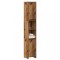 vidaXL Dulap de baie, Lemn vechi, 30x30x183,5 cm, PAL 856064
