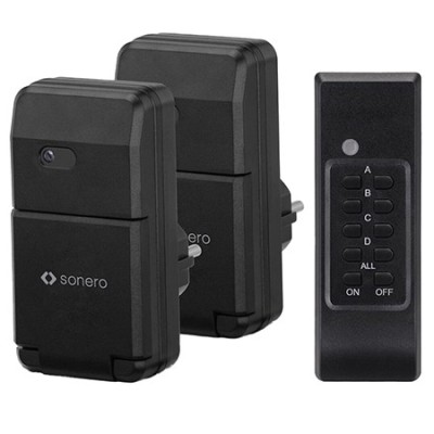 SET 2 PRIZE EXTERIOR CU TELECOMANDA 1100W SONERO foto