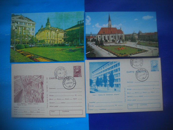 HOPCT LOT 2499 CLUJ NAPOCA -jud CLUJ -4 CARTI POSTALE-NECIRCULATE