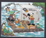 Dominica 1985 Disney Twain MI bl.103 MNH