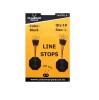 Opritoare Pescuit Silicon Claumar Negre M, 18 Buc, Montaj Rapid Fir, Accesorii Pescuit Stationar, Crap