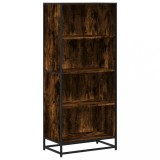 Cumpara ieftin Biblioteca, stejar fumuriu, 60x35x139 cm, lemn prelucrat