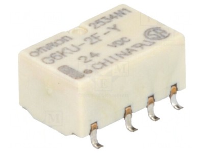 Releu Electromagnetic DPDT 24VDC 1A foto