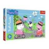 Cumpara ieftin Puzzle Trefl Purcelusa Peppa Pig, 24 piese