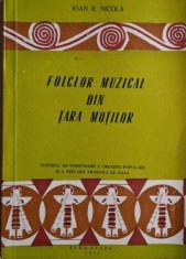 Folclor muzical din Tara Motilor &ndash; Ioan R. Nicola