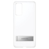 Carcasa Standing Cover pentru SAMSUNG Galaxy S20 Fan Edition, EF-JG780CTEGEU, Transparent