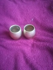 ANTICHITATE SET 2 PAHARE METAL CITITI DESCRIEREA