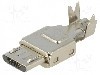 Conector USB B micro, pe cablu, KEYSTONE - 941 foto