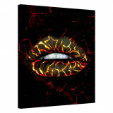 Tablou Canvas, Tablofy, Lava Lips, Printat Digital, 90 &times; 120 cm