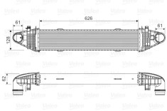 VALEO 818616 Intercooler, compresor